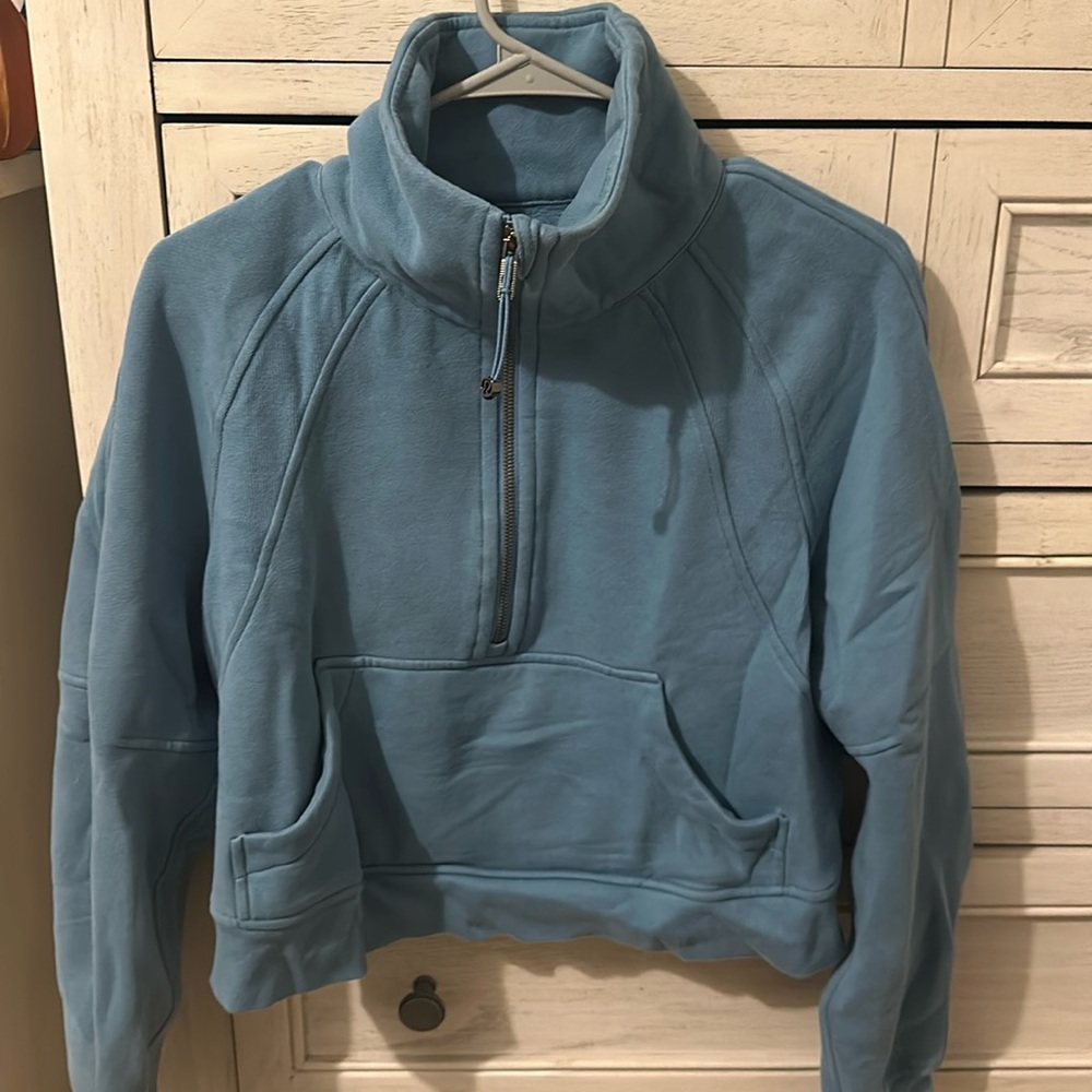 Scuba oversized funnel neck half zip, XS/S